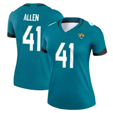 Josh Allen Men's Nike Teal Jacksonville Jaguars Vapor Untouchable Elite Custom Jersey