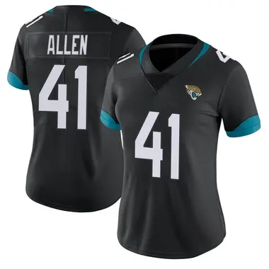 Women's Nike Jacksonville Jaguars Josh Hines-Allen Vapor Untouchable Jersey - Black Limited