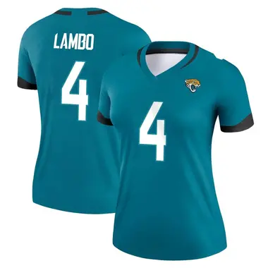 Women's Nike Jacksonville Jaguars Josh Lambo Jersey - Teal Legend