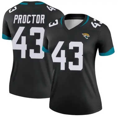 Women's Nike Jacksonville Jaguars Josh Proctor Jersey - Black Legend