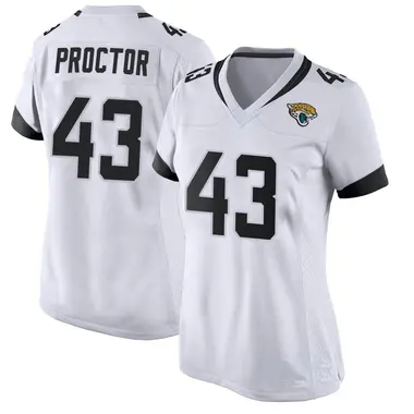 Women's Nike Jacksonville Jaguars Josh Proctor Jersey - White Game