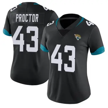 Women's Nike Jacksonville Jaguars Josh Proctor Vapor Untouchable Jersey - Black Limited