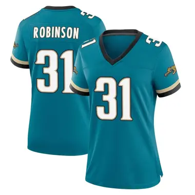 Women's Nike Jacksonville Jaguars Keilan Robinson Prowler Throwback Jersey - Teal Game