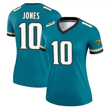 Women's Nike Jacksonville Jaguars Mac Jones Prowler Throwback Jersey - Teal Legend