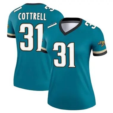 Women's Nike Jacksonville Jaguars Nathan Cottrell Prowler Throwback Jersey - Teal Legend