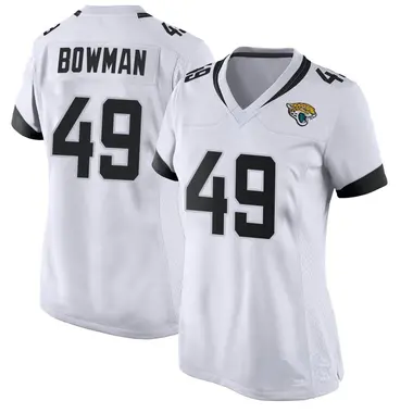 Women's Nike Jacksonville Jaguars Shawn Bowman Jersey - White Game