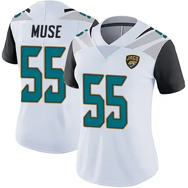 Women's Nike Jacksonville Jaguars Tanner Muse Vapor Untouchable Jersey - White Limited