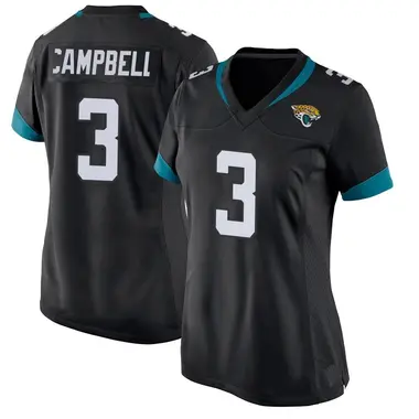 Women's Nike Jacksonville Jaguars Tyson Campbell Jersey - Black Game