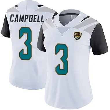 Women's Nike Jacksonville Jaguars Tyson Campbell Vapor Untouchable Jersey - White Limited