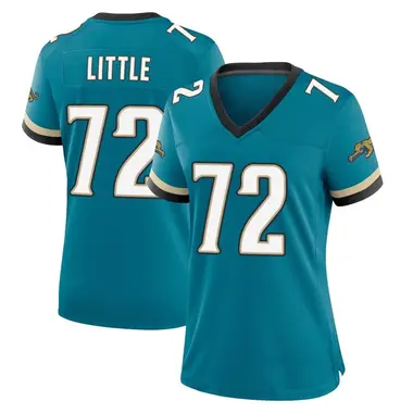 Women's Nike Jacksonville Jaguars Walker Little Prowler Throwback Jersey - Teal Game