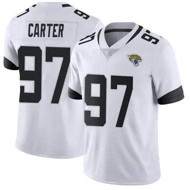 Youth Nike Jacksonville Jaguars Andre Carter Vapor Untouchable Jersey - White Limited