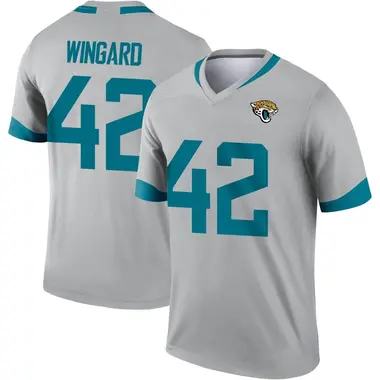 Youth Nike Jacksonville Jaguars Andrew Wingard Silver Inverted Jersey - Legend