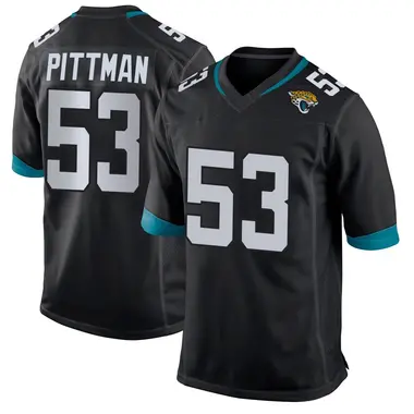 Youth Nike Jacksonville Jaguars Anthony Pittman Jersey - Black Game