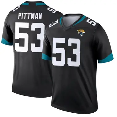 Youth Nike Jacksonville Jaguars Anthony Pittman Jersey - Black Legend