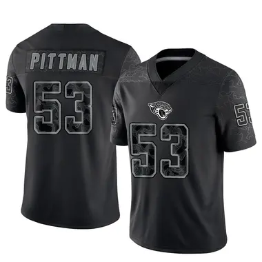 Youth Nike Jacksonville Jaguars Anthony Pittman Reflective Jersey - Black Limited