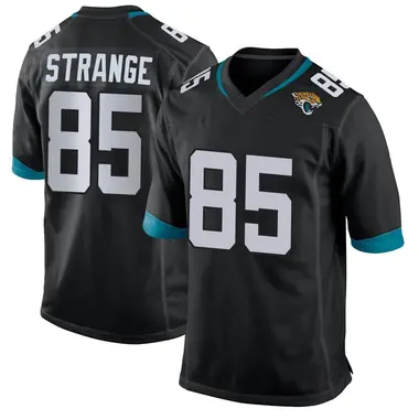 Youth Nike Jacksonville Jaguars Brenton Strange Jersey - Black Game