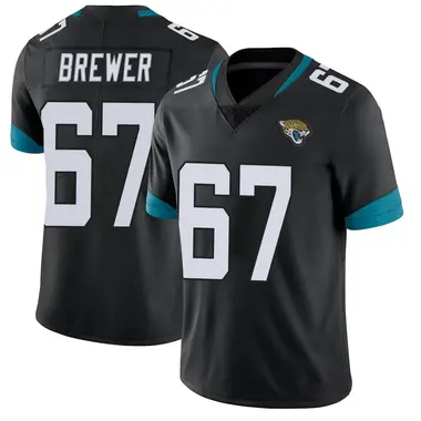 Youth Nike Jacksonville Jaguars Chandler Brewer Vapor Untouchable Jersey - Black Limited