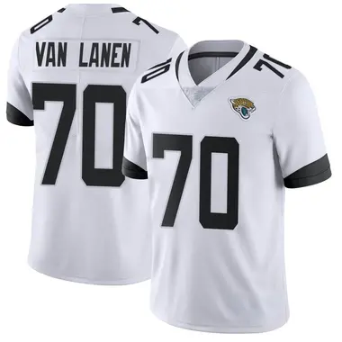 Youth Nike Jacksonville Jaguars Cole Van Lanen Vapor Untouchable Jersey - White Limited