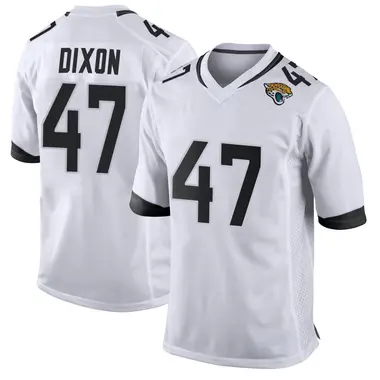 Youth Nike Jacksonville Jaguars De'Shaan Dixon Jersey - White Game