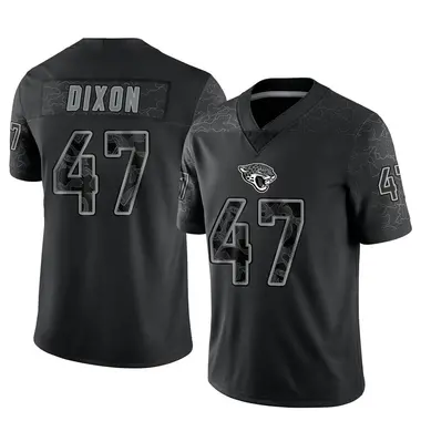 Youth Nike Jacksonville Jaguars De'Shaan Dixon Reflective Jersey - Black Limited