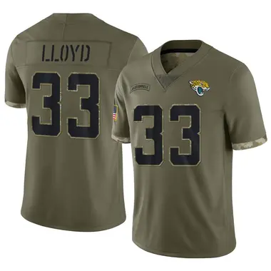 Youth Nike Jacksonville Jaguars Devin Lloyd 2022 Salute To Service Jersey - Olive Limited