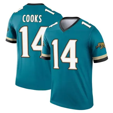 Youth Nike Jacksonville Jaguars Elijah Cooks Prowler Throwback Jersey - Teal Legend