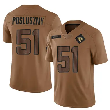 Youth Nike Jacksonville Jaguars Paul Posluszny 2023 Salute To Service Jersey - Brown Limited