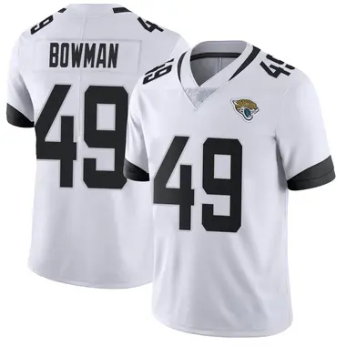 Youth Nike Jacksonville Jaguars Shawn Bowman Vapor Untouchable Jersey - White Limited