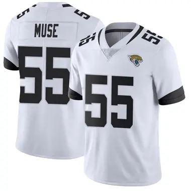 Youth Nike Jacksonville Jaguars Tanner Muse Vapor Untouchable Jersey - White Limited