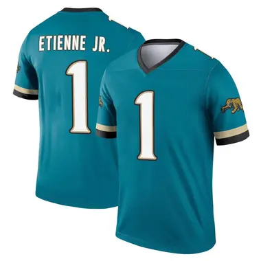 Youth Nike Jacksonville Jaguars Travis Etienne Jr. Prowler Throwback Jersey - Teal Legend