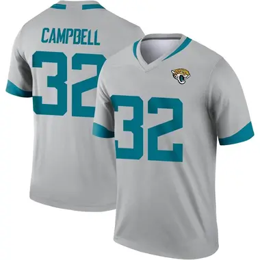 Tyson Campbell Jacksonville Jaguars Game-Used #32 White Jersey vs