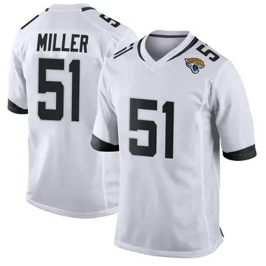 Youth Nike Jacksonville Jaguars Ventrell Miller Jersey - White Game