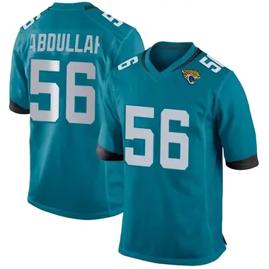 Youth Nike Jacksonville Jaguars Yasir Abdullah Jersey - Teal Game